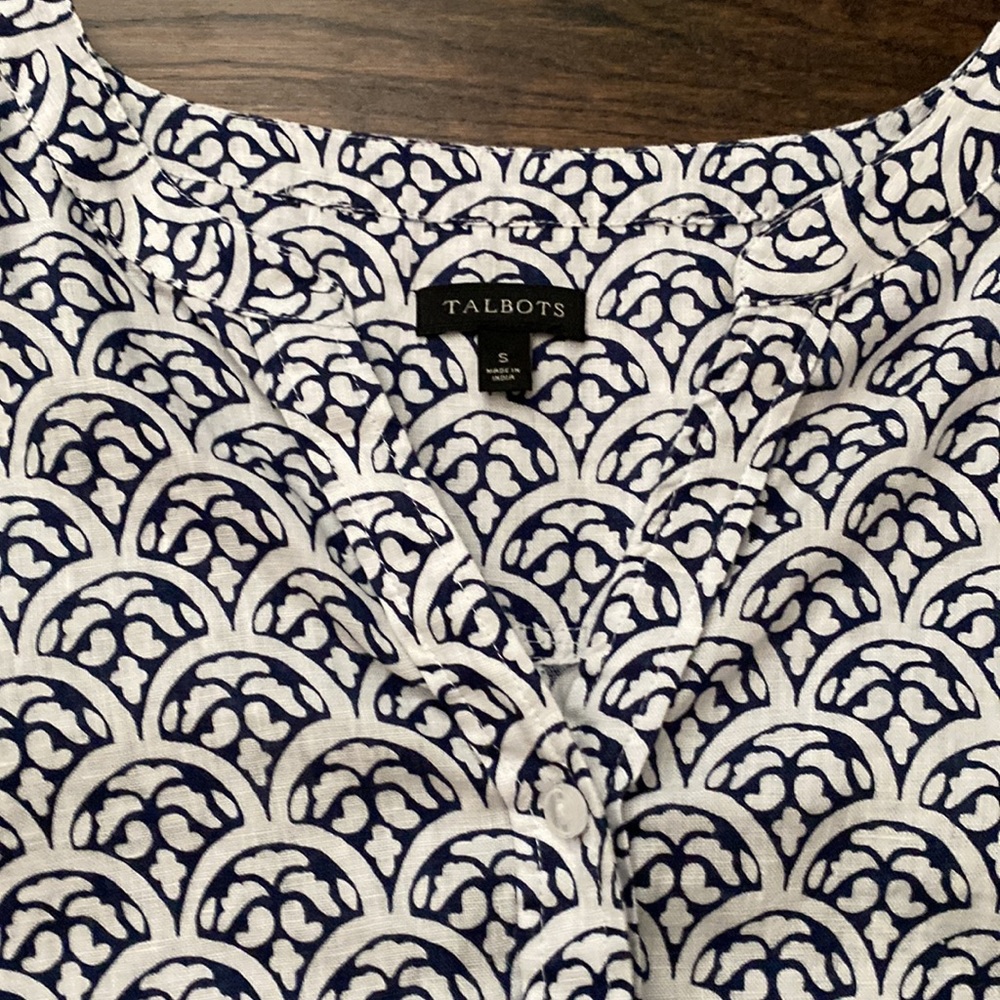 Talbots linen tunic - Picture 2 of 3